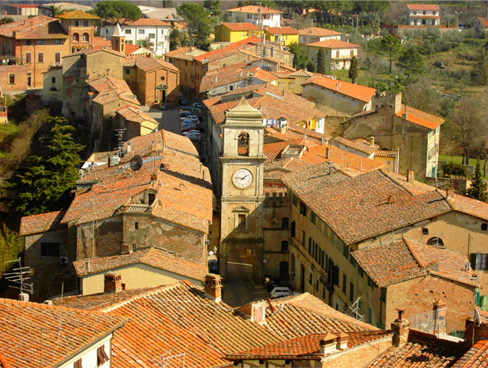 vista panoramica di Palaia